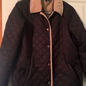 J. McLaughlin ran and black like new jacket